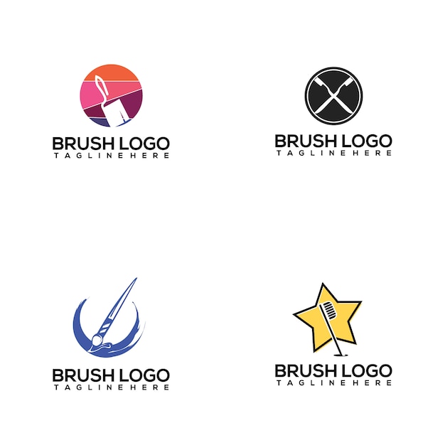 Brush logo collection