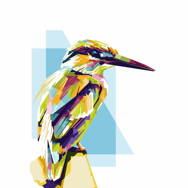 ブラシ塗装鳥