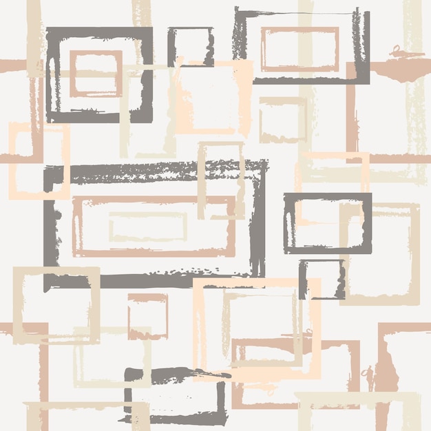 Brush square pastel abstract pattern