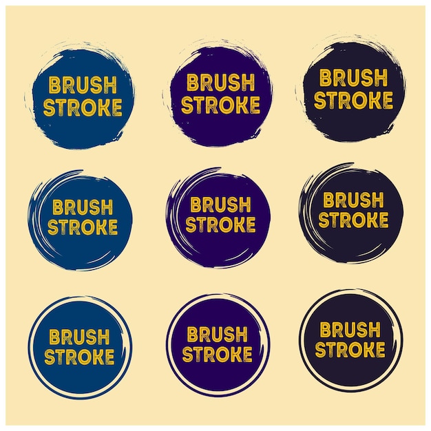 brush stroke collection