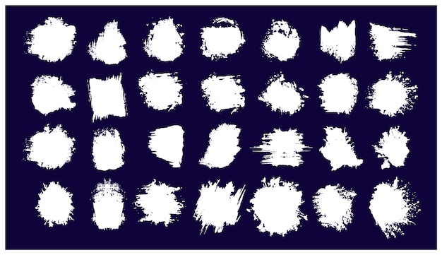 Vector brush stroke collection