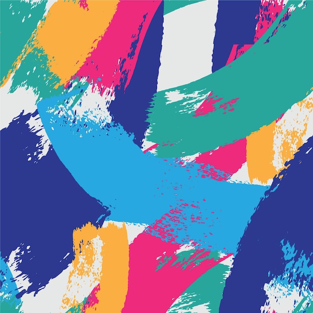 Brush stroke pattern abstract style