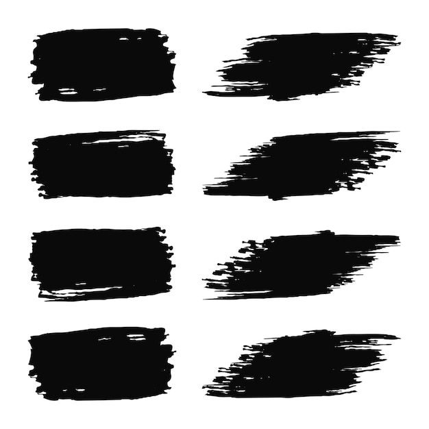 Brush stroke set