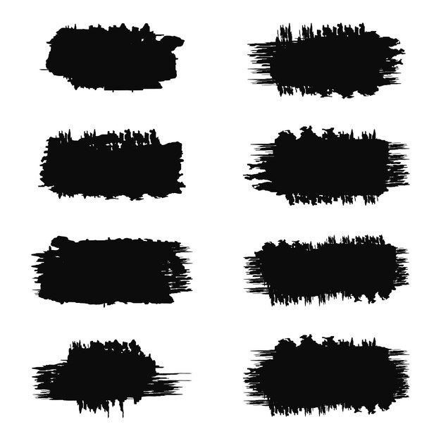 brush stroke set