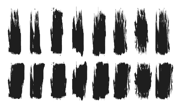 Brush stroke set