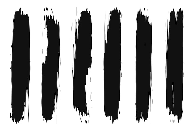 Brush stroke set