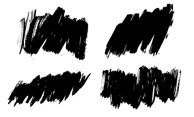 Vector brush strokes vector diagonal textured painted backgrounds