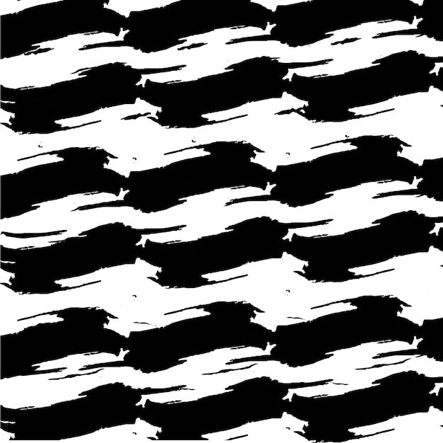 브러시 스트로크 벡터 완벽 한 패턴입니다. 손으로 그린 곡선 및 브러시 낙서 장식 질감. 지저분한 낙서, 라인 그림입니다.