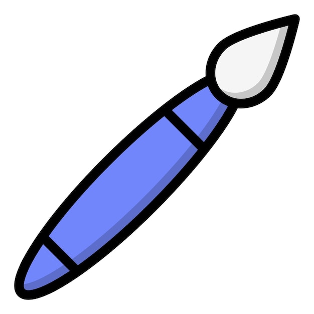 Brush Vector Icon Design Illustration