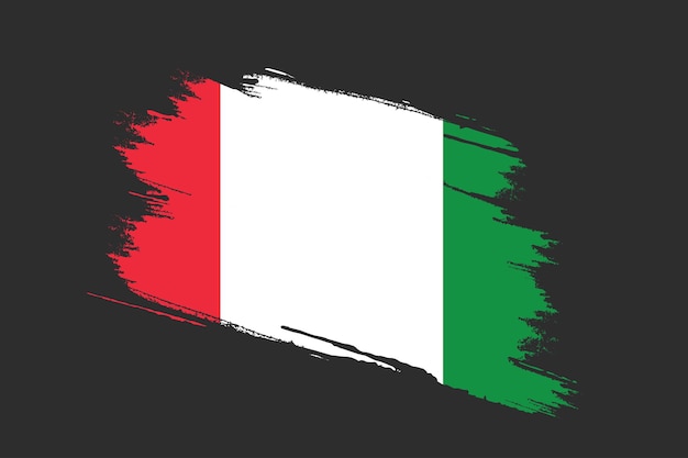 Brushes Italian flag