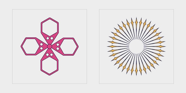 野蛮主義は野蛮主義の星を形作り、花はサイバーパンクの要素を形作る