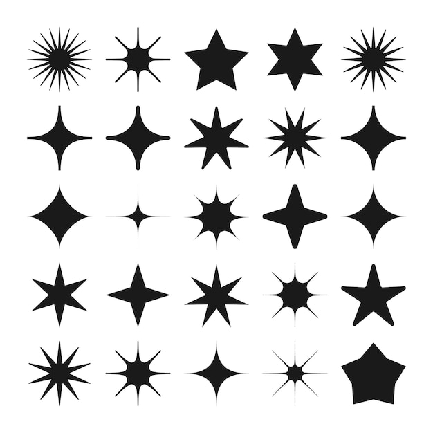 Brutalist geometric shapes symbols simple primitive elements and forms bauhaus retro design trendy