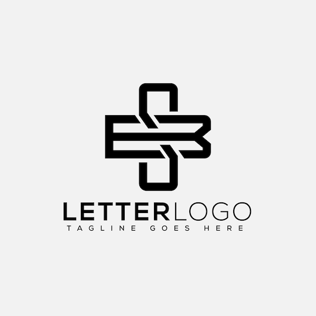 BS Logo Design Template Vector Graphic Branding Element