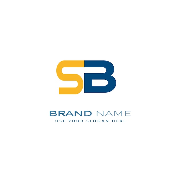 Vector bs364 letter bs logo design