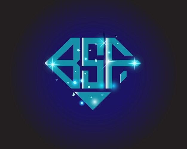 BSF eerste moderne logo ontwerp vector pictogrammalplaatje