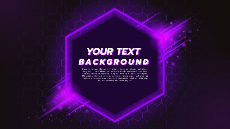 Bstract фон с шестигранной шаблон в фиолетовый