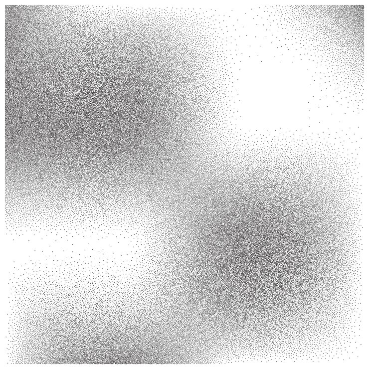 Vector bstract grainy texture with dense noise pattern background