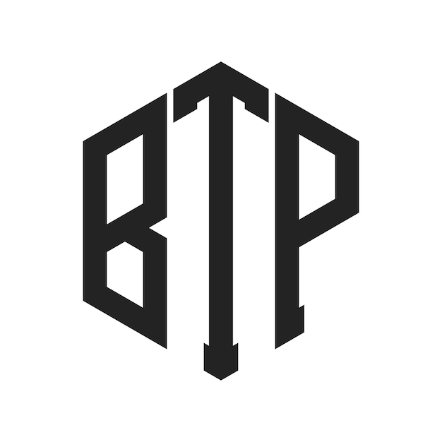 Premium Vector BTP Logo Design Initial Letter BTP Monogram Logo using