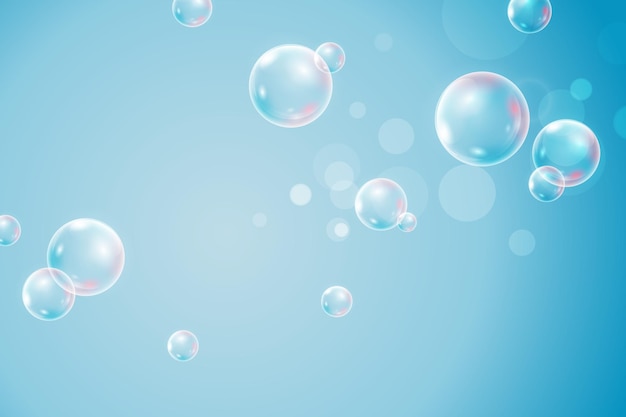 Bubble background design 05456