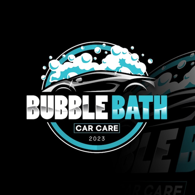 Bubble Bath a modern creative logo design