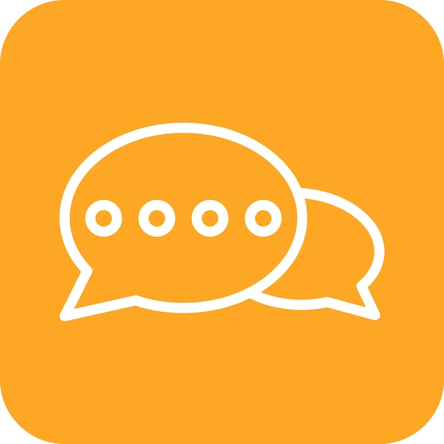 Vector bubble chat vector icon illustration of diplomacy iconset