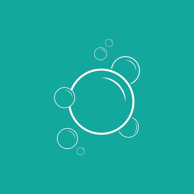 Bubble icon vector illustration design template