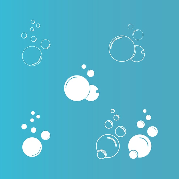 Bubble icon vector