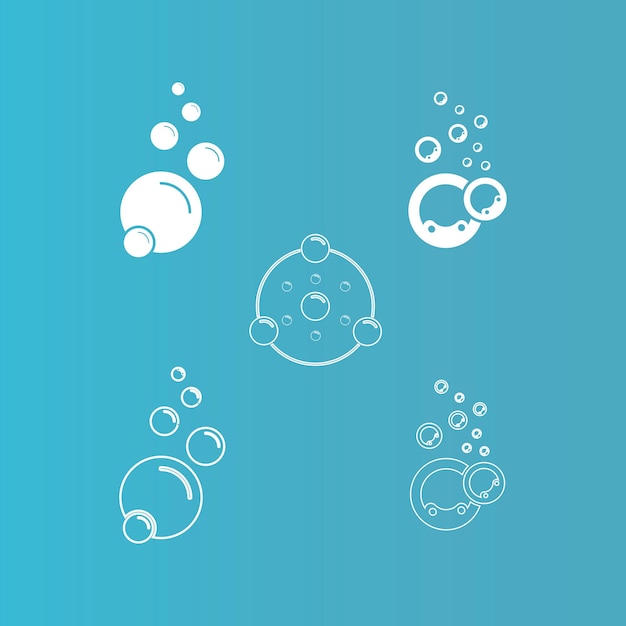 Bubble icon vector