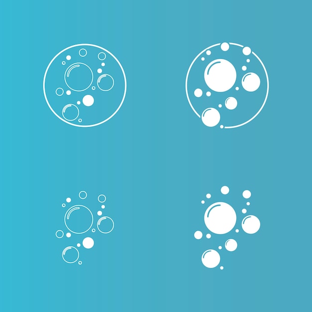 Bubble icon vector