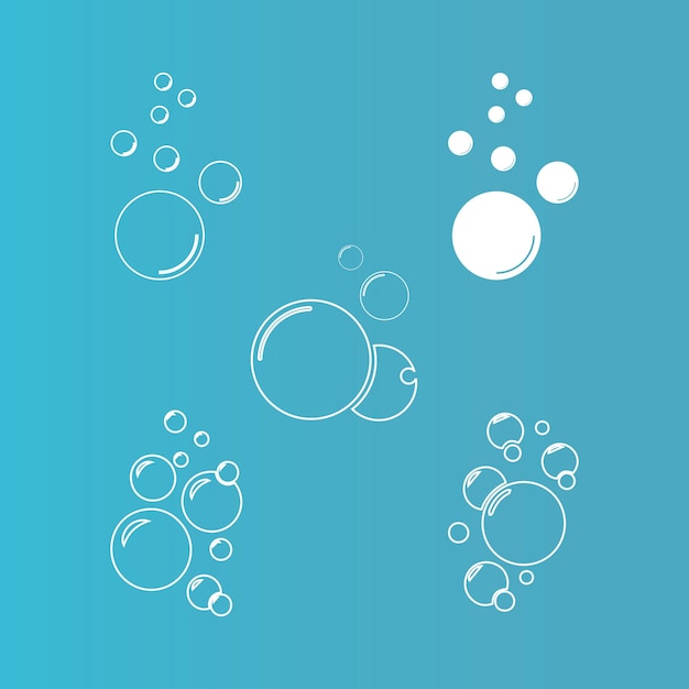 Bubble icon vector