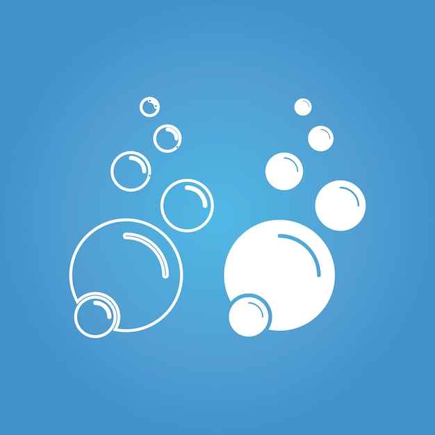 Bubble icon vector