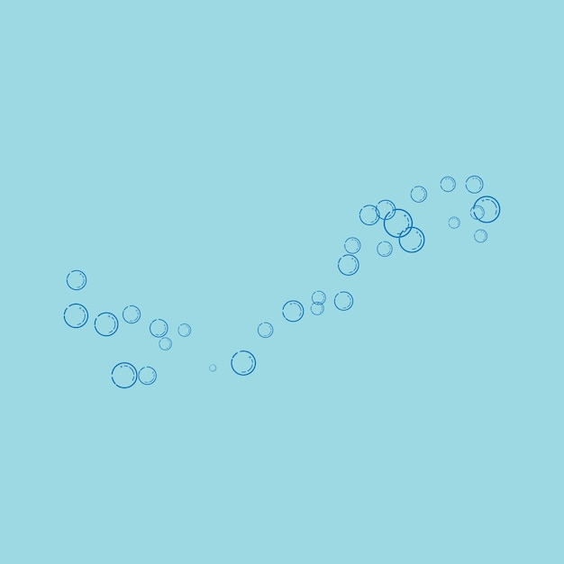 Bubble illustration vector design