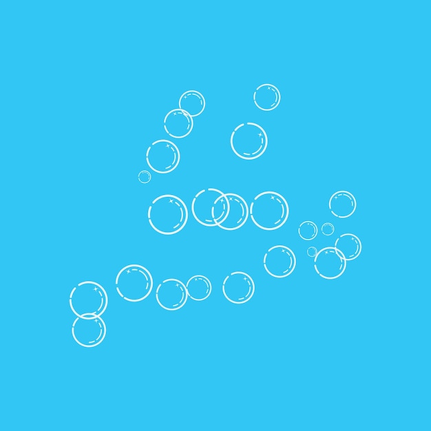 Bubble illustration vector design