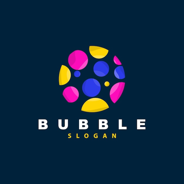 Bubble Logo Mooie Bubble Vector Design Inspiratie Element