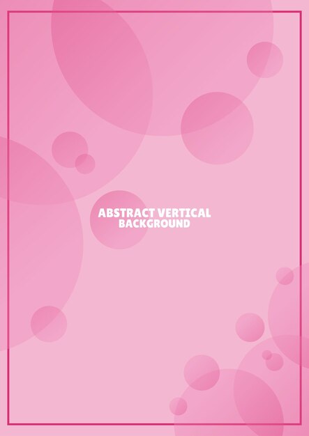 Vector bubble roze verticale achtergrond