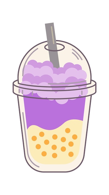 Bubble Tea Drink Vectorillustratie