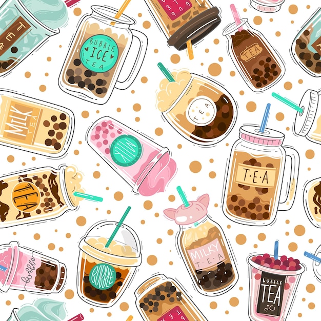 Buy Boba Tea Phone Wallpaper Bundle Cute Digital Wallpapers for Online in  India  Etsy