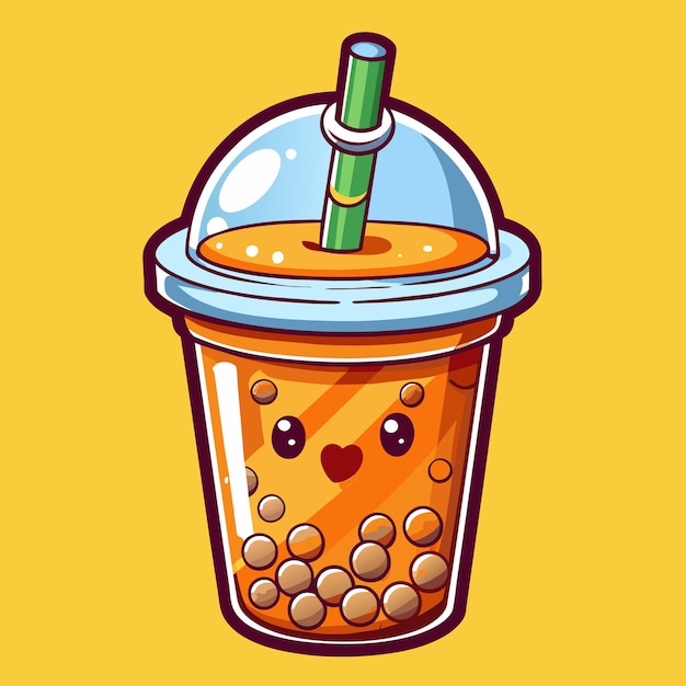 Vector bubble tea vector illustration and artwork