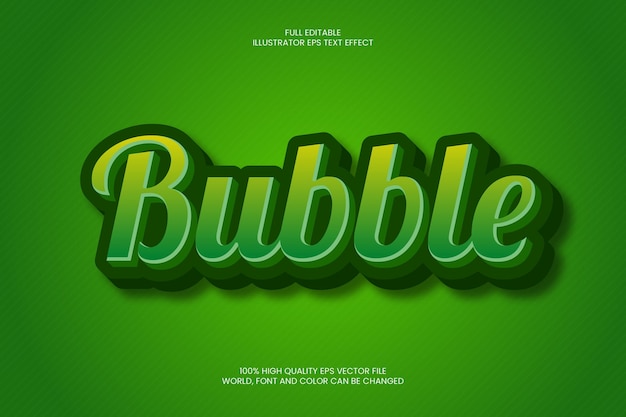 Bubble Text Effect