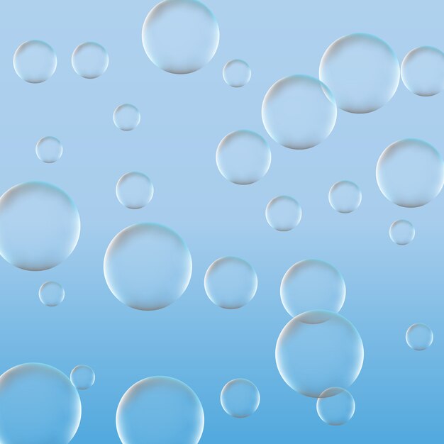 Bubbles pattern background