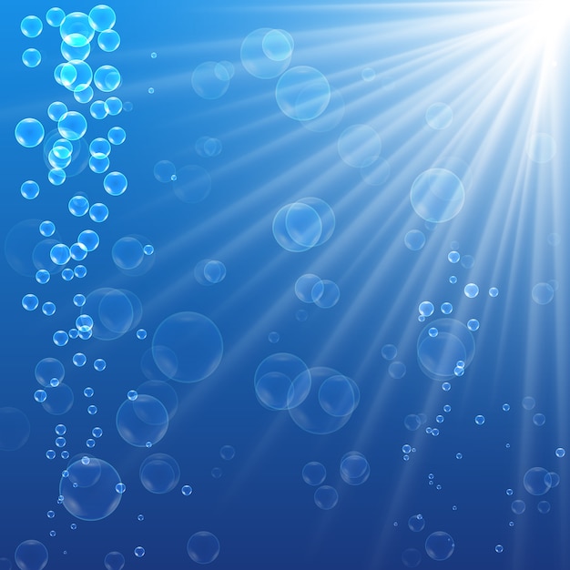 bubbles with Light rays