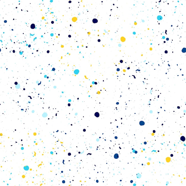 bubbly colorful hand drawn seamless pattern