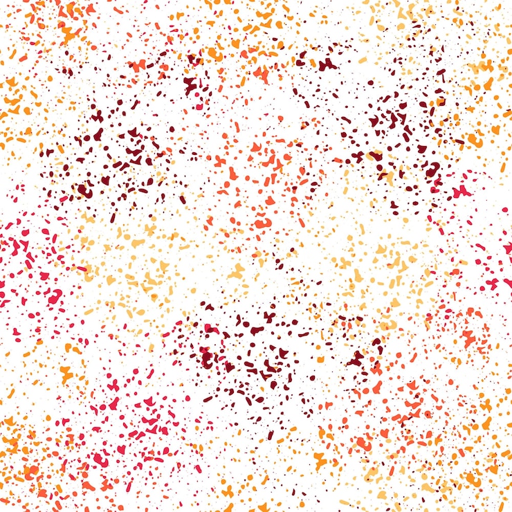 Vector bubbly colorful hand drawn seamless pattern