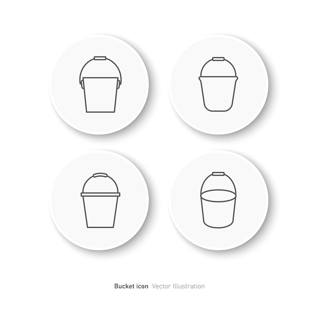 Bucket icon design vector illustration