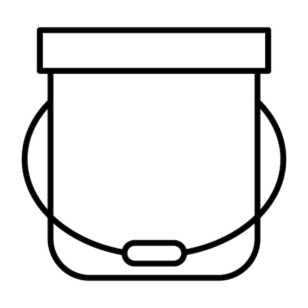 Bucket line illustration