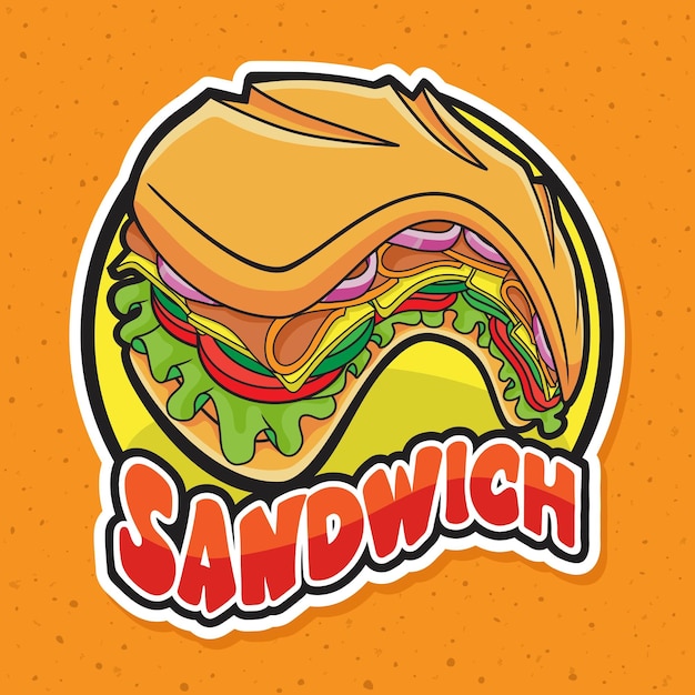 Buckle Sandwich Logo Vector Design