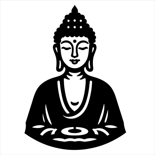 Vector budda svg