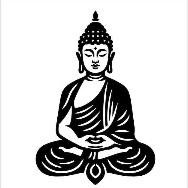 Будда SVG