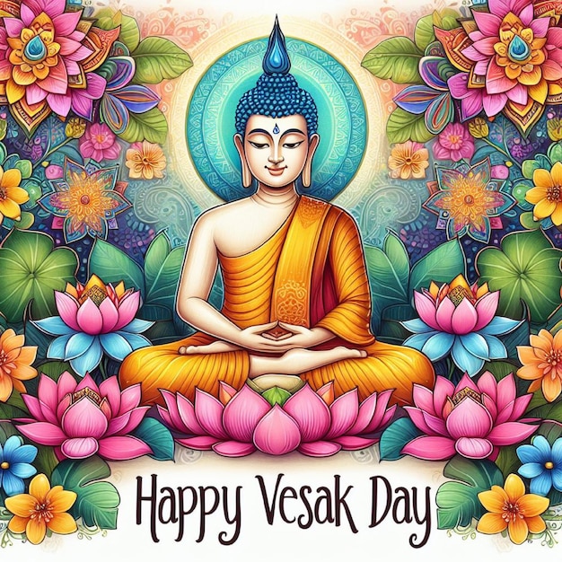 Vector buddha jayanti