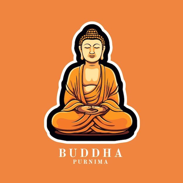 Vettore buddha purnima religioso